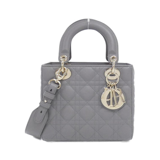 Dior Handbag Christian 3 Leather Gold