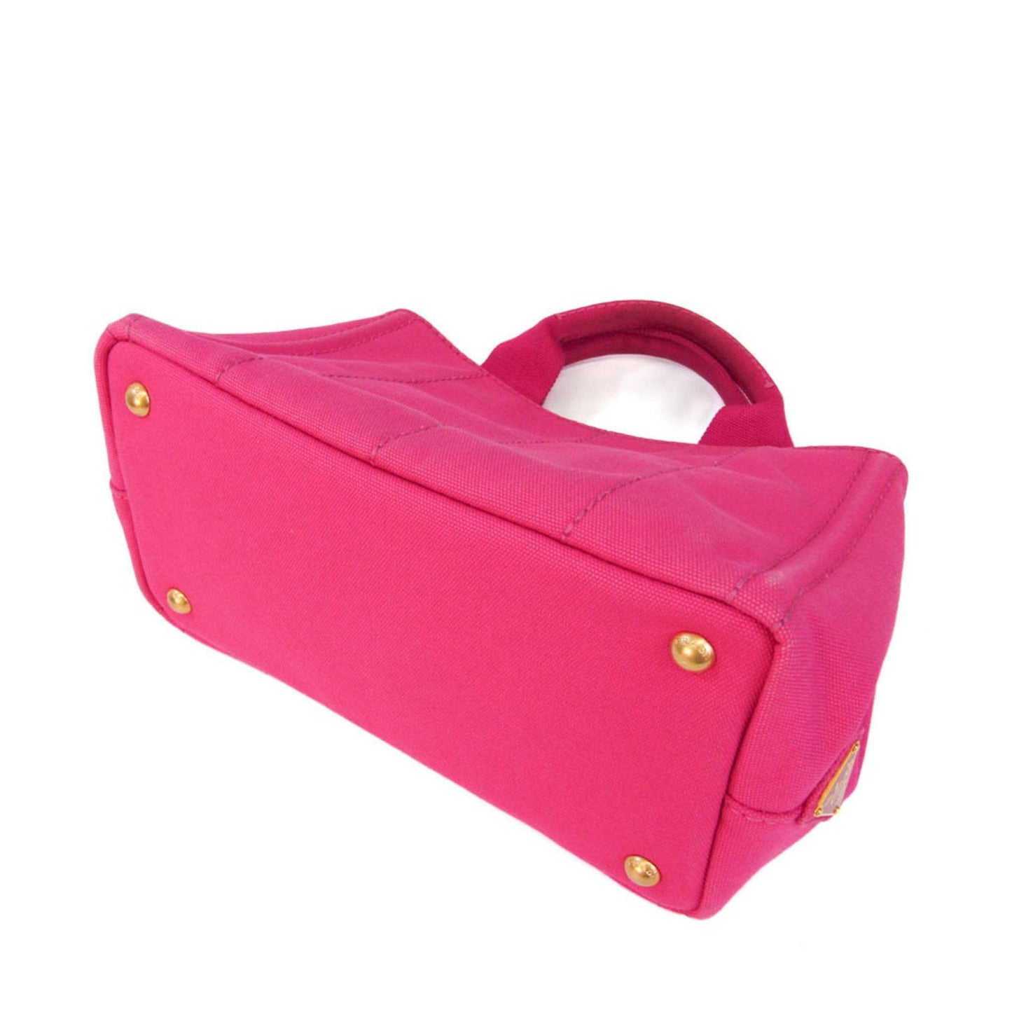 Prada Canapa Women Tote Bag Canvas Pink