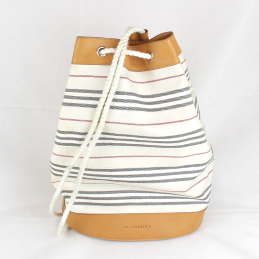Burberry Multi Color Backpack Canvas