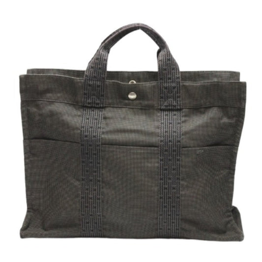 Hermes Tote Bag Canvas Gray Tote Bag 23
