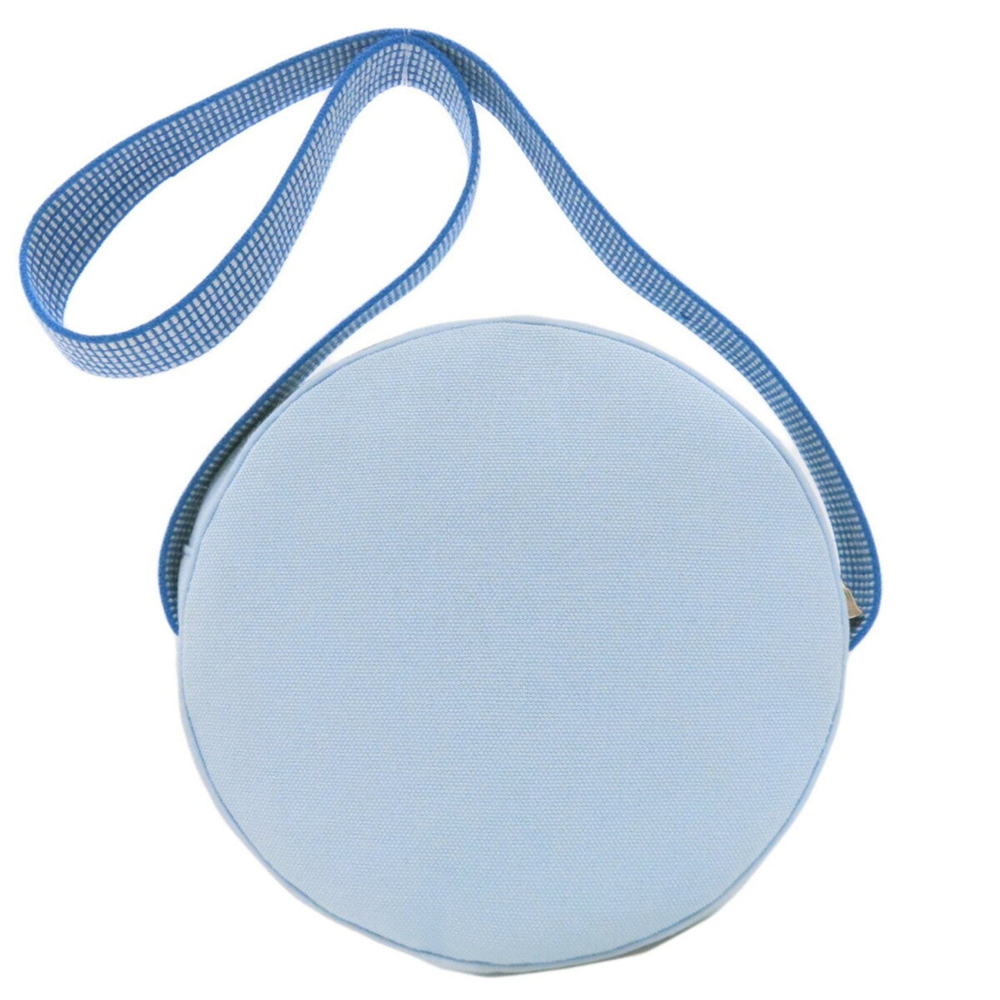 Hermes Light Shoulder Bag Canvas Blue