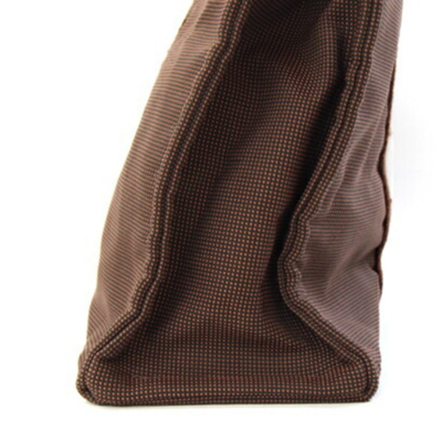 Hermes Handbag Tote Bag Canvas Brown Bag 5