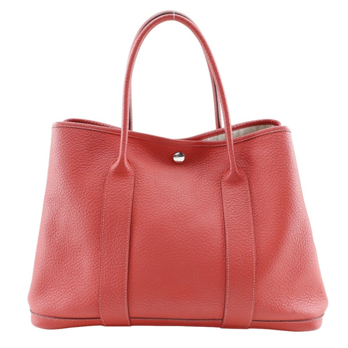 Hermes Color Negonda Tote Bag Leather Red Leather Tote Bag