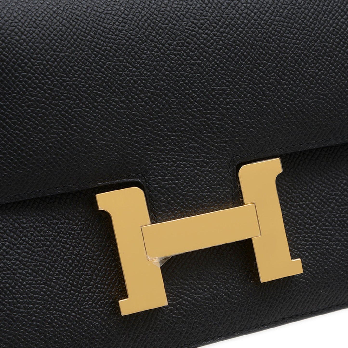 Hermes Constance Epsom Shoulder Bag Leather Black Shoulder Bag 2