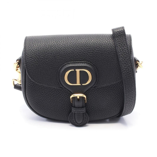 Dior Handbag Christian Shoulder Bag 23 Leather Black