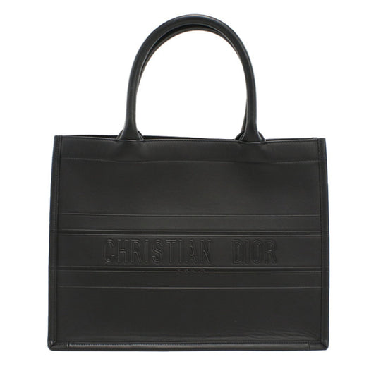 Dior Handbag Christian Tote Bag 4 Leather Black