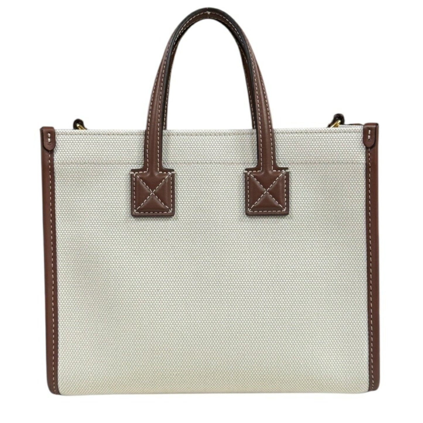 Burberry Cotton Shoulder Bag Leather Brown
