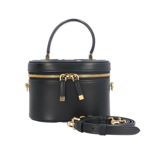 Dior Handbag Christian Shoulder Bag 9 Leather Black