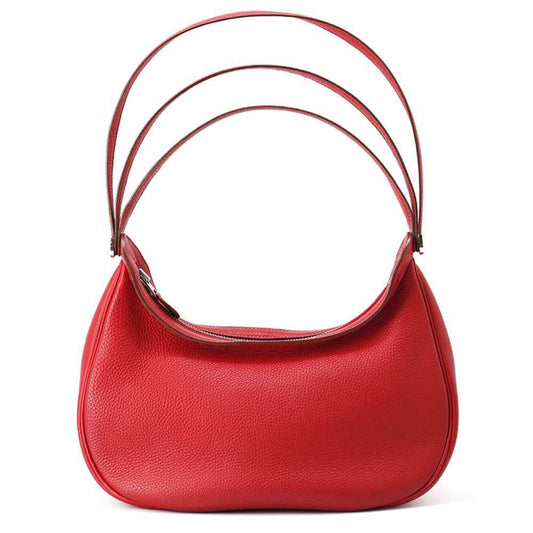 Hermes Rouge Cas Ue Togo Handbag Shoulder Bag Leather