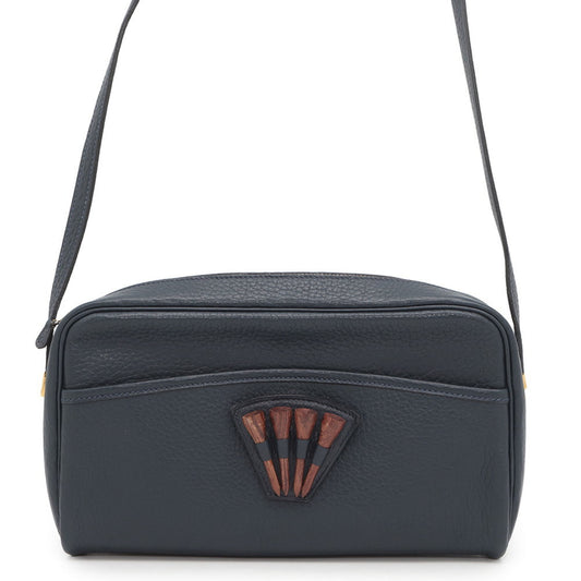 Hermes Kara Fjord Shoulder Bag Leather Navy