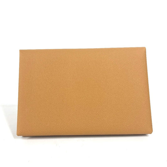 Hermes Epsom Clutch Bag Leather Brown Pink