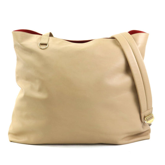 Burberry Shoulder Bag Leather Beige Shoulder Bag 10