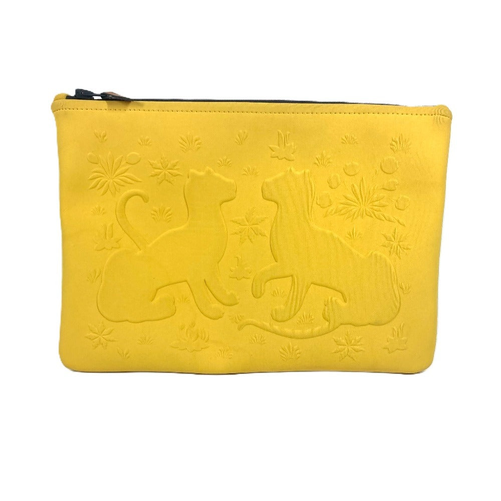 Pouch Polyamide Yellow Neovan Mm Leopard Handbag Travel Bag