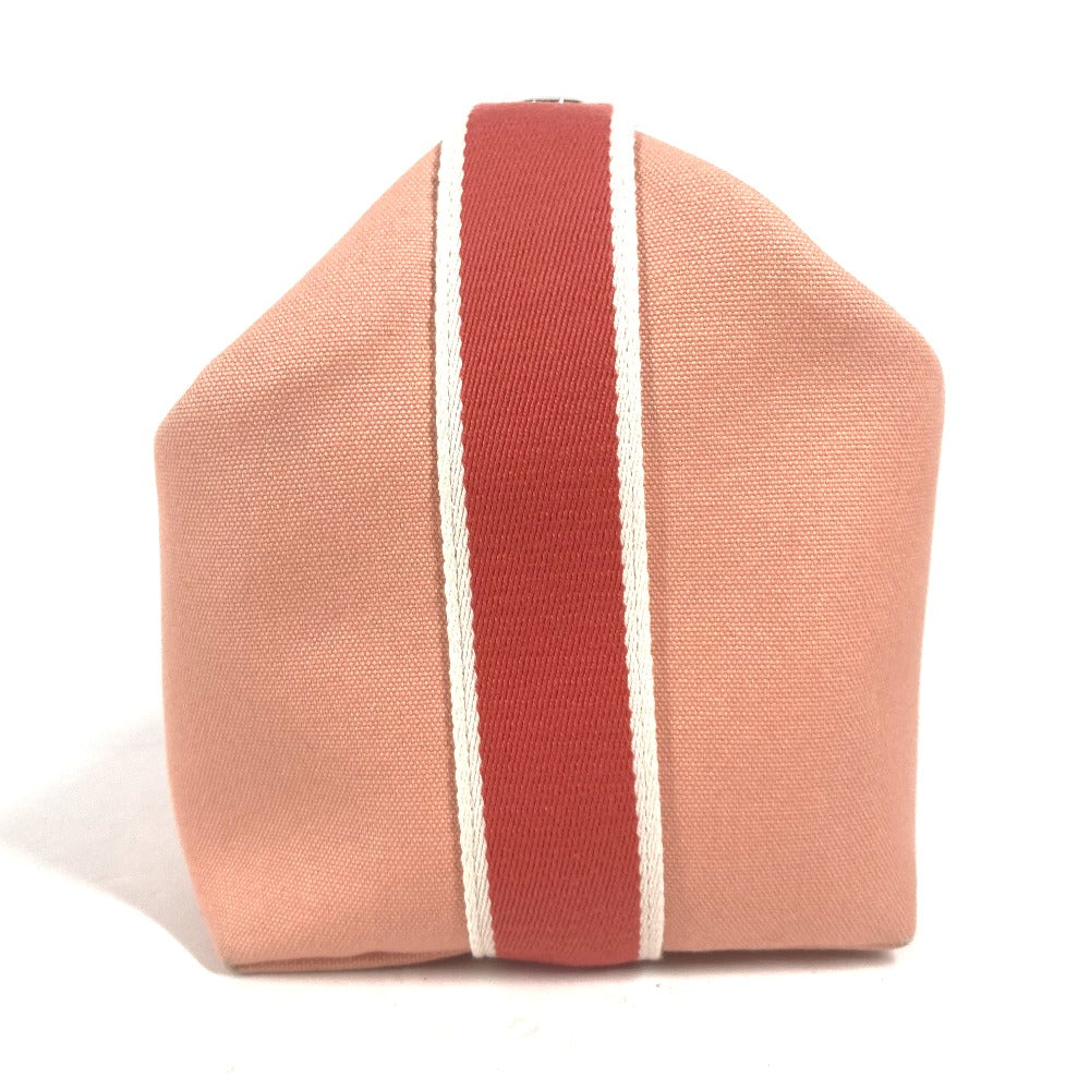 Hermes Handbag Bride Ablack Gm Women Canvas Pink Travel Bag