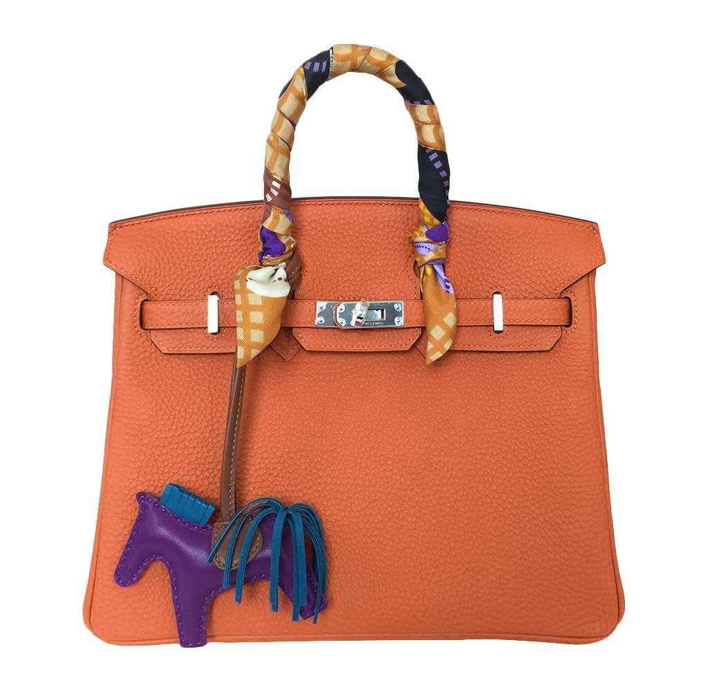 Hermes Birkin Feu Clemence Bag Travel Bag