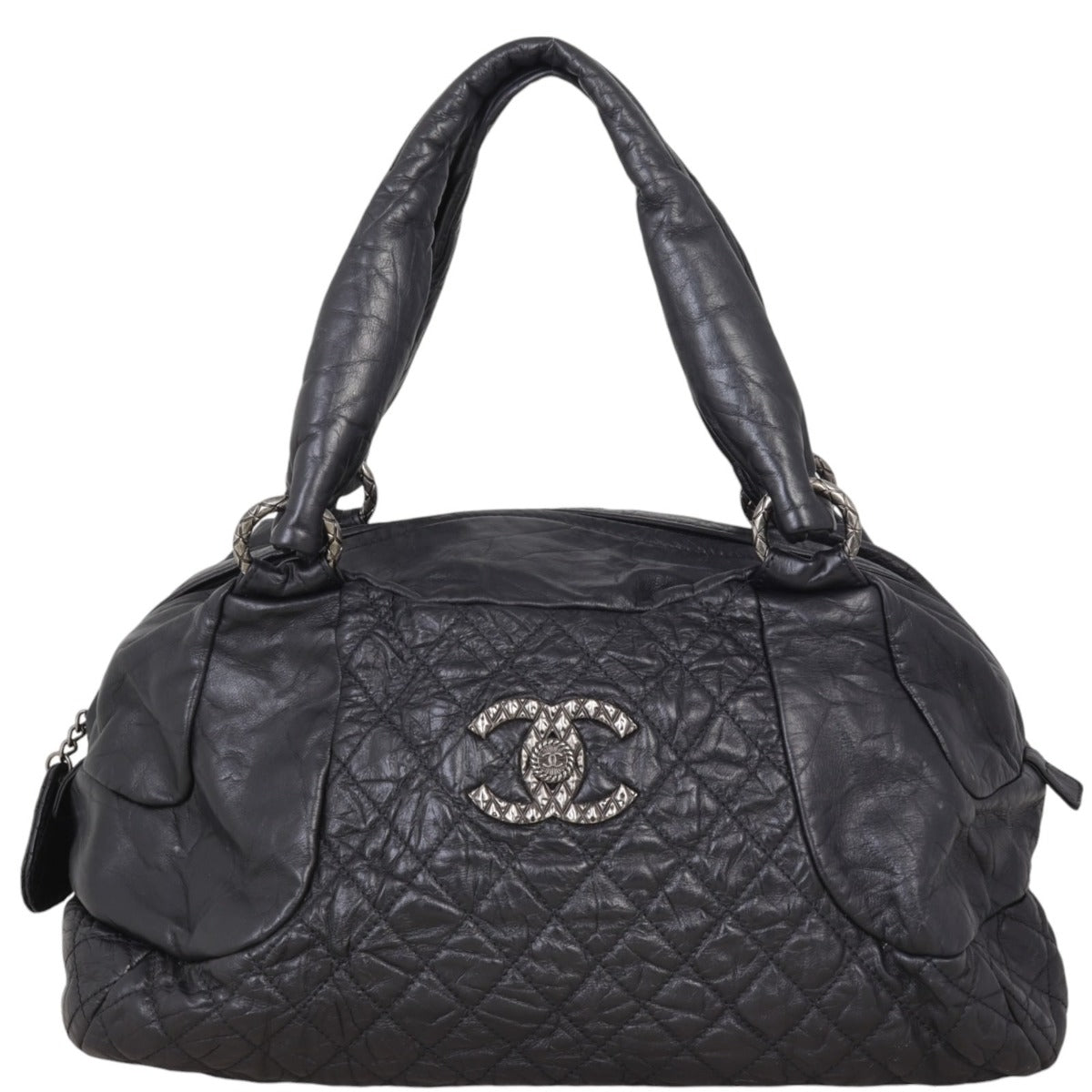 Chanel Coco Rider Bowler Bag Black Handbag