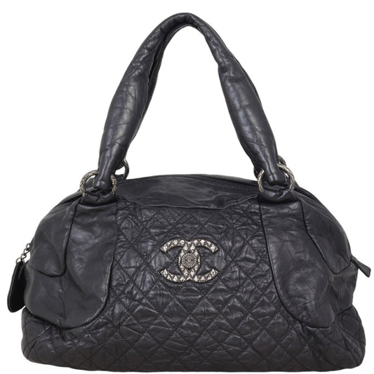 Chanel Coco Rider Bowler Bag Black Handbag