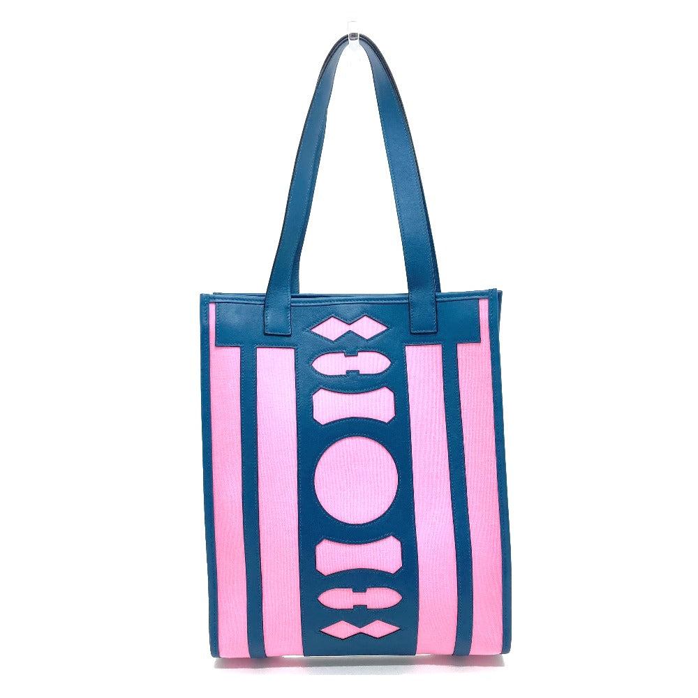 Hermes Tote Bag Petit Ash Dream Catcher Women Leather Canvas Pink