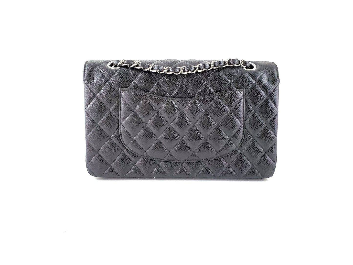 Chanel 2018 Classic Medium Double Flap Caviar Accessory