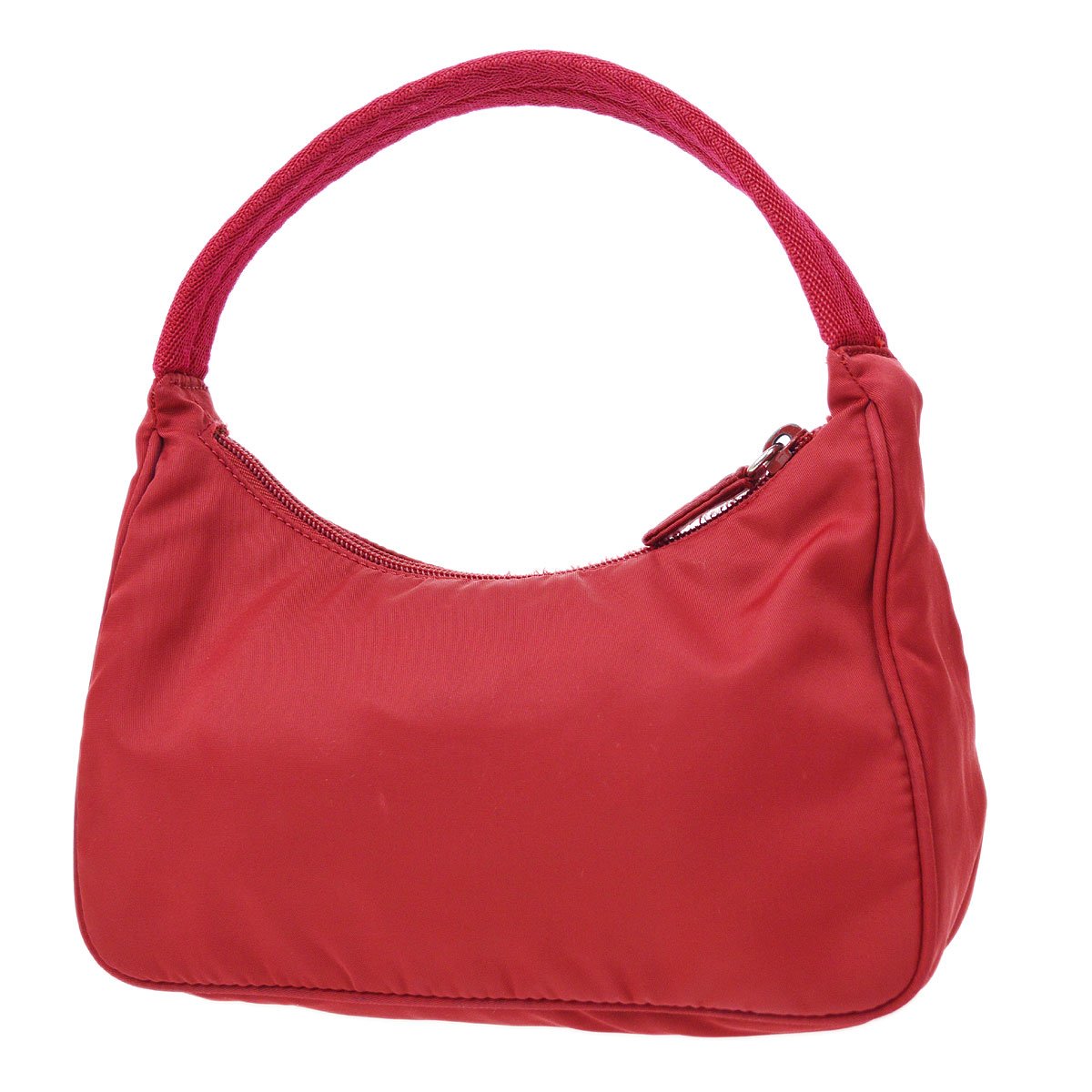 Prada Hobo Bag Nylon Red Shoulder Bag
