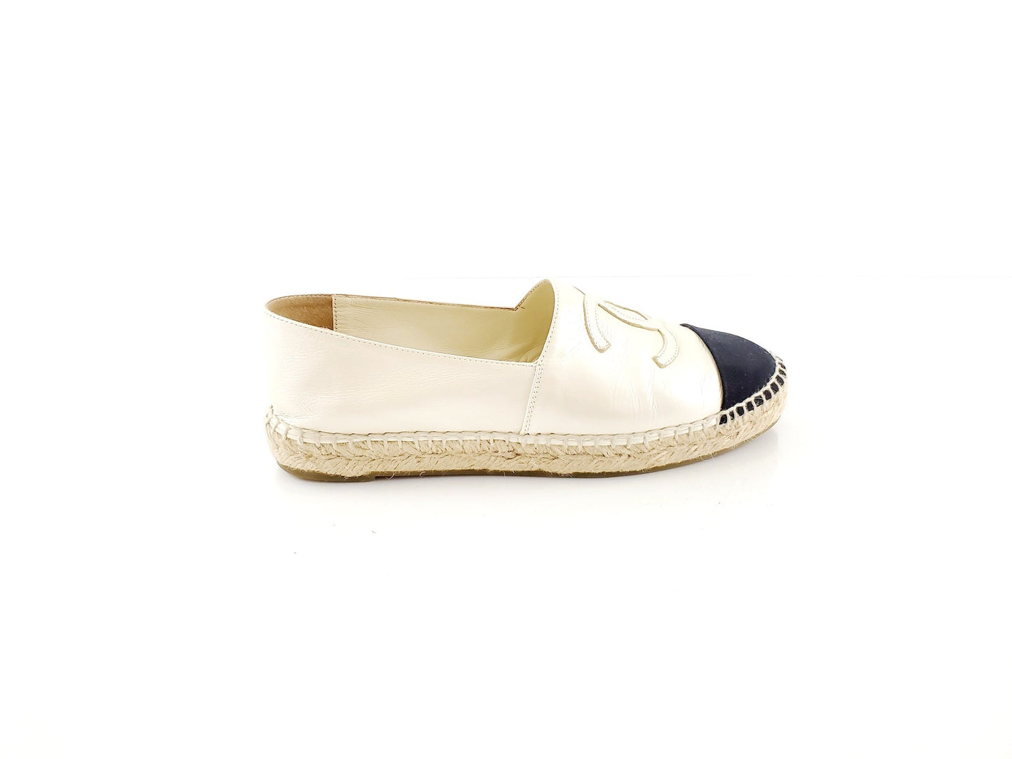 Chanel Lambskin CC Espadrilles 38 Accessory