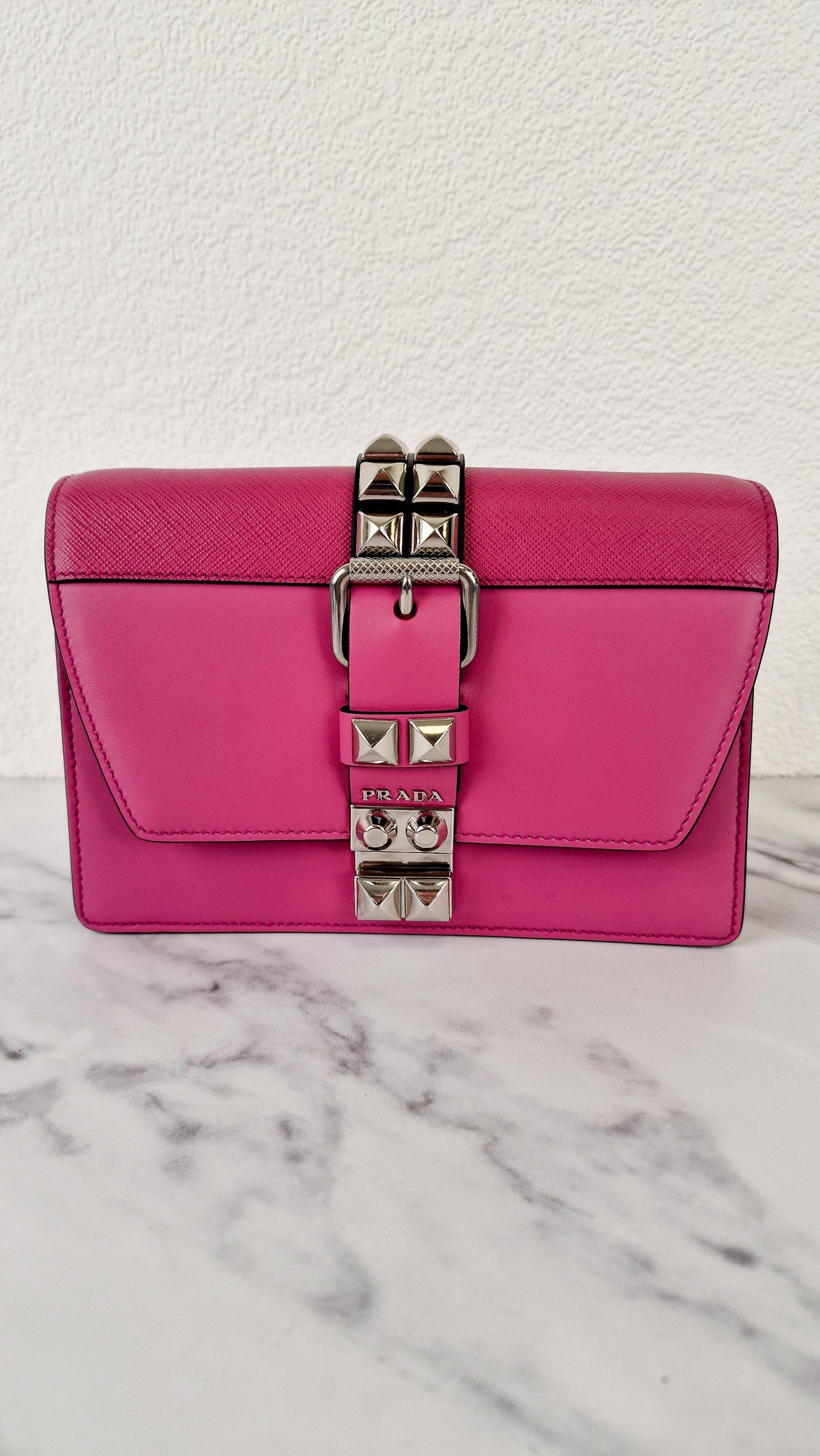 Prada Prada Elektra Pink Crossbody Bag