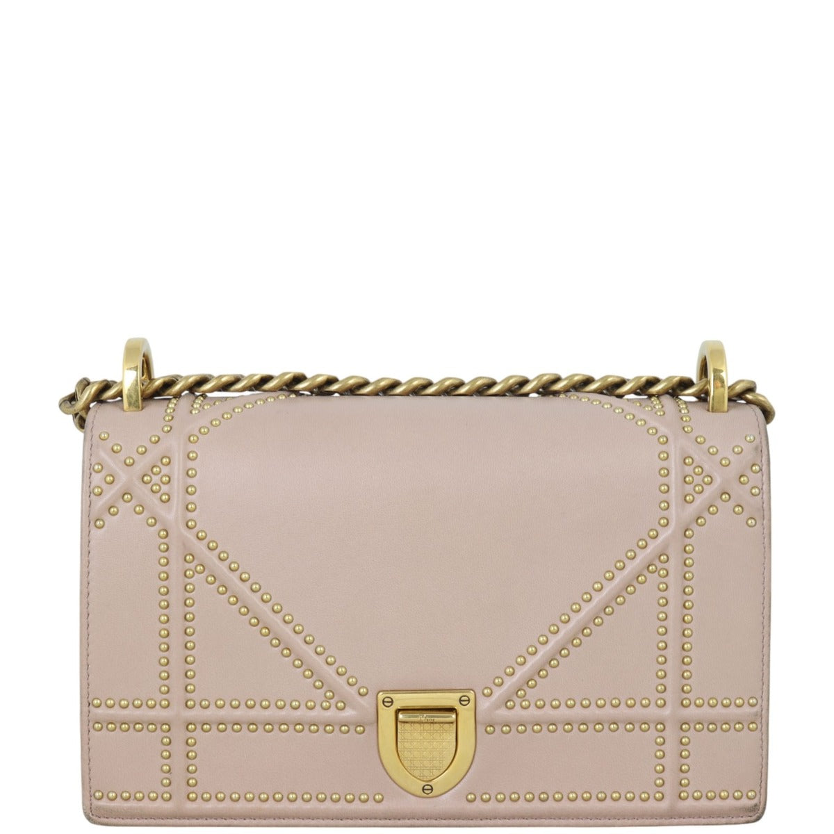 Dior ama Studded Handbag Small Travel Bag