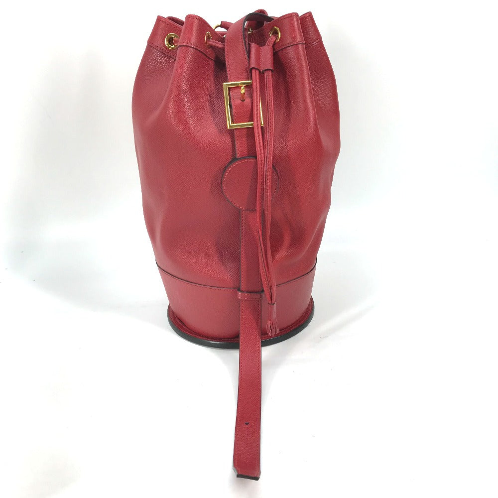 Hermes Shoulder Bag Courchevel Shoulder Bag Drawstring Bag Standy Red