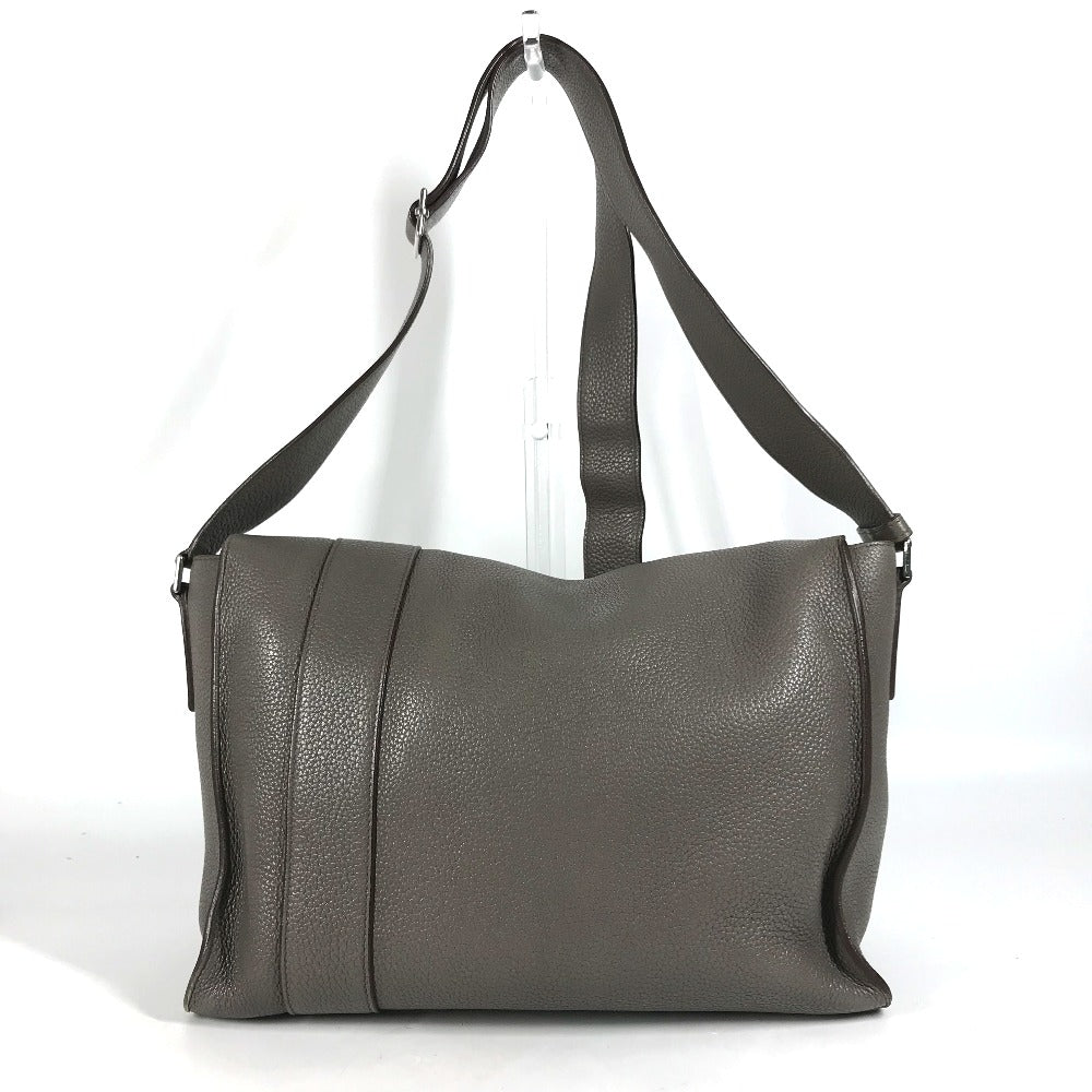 Hermes Shoulder Bag Taurillon Clemence Crossbody Bag Sac Alfred Gray