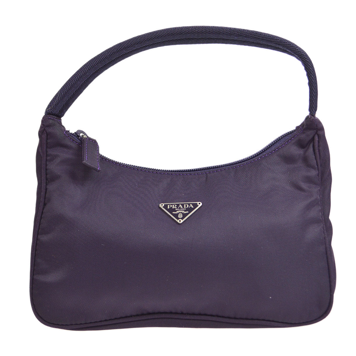 Prada Hobo Bag Nylon Purple Shoulder Bag