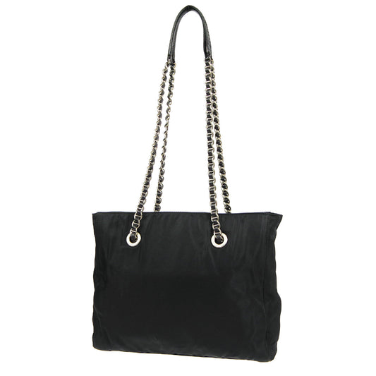 Prada Shoulder Tote Bag Black Chain Shoulder Bag