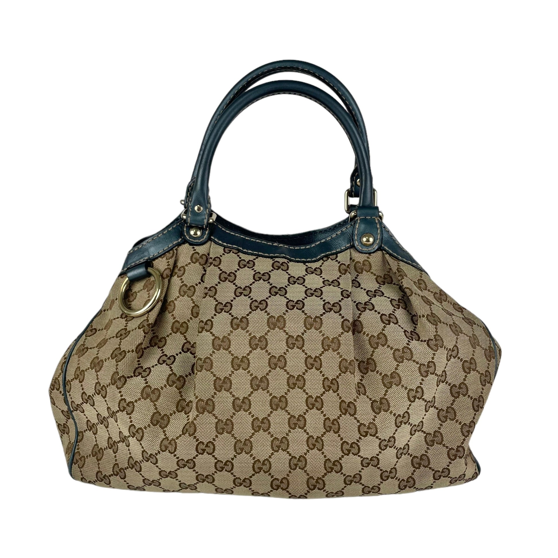 Gucci Sukey Bag Monogram Blue Shoulder Bag