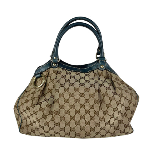 Gucci Sukey Bag Monogram Blue Shoulder Bag