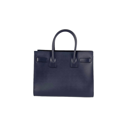 YSL Saint Laurent Sac De Jour Dark Handbag Navy Baby Travel Bag
