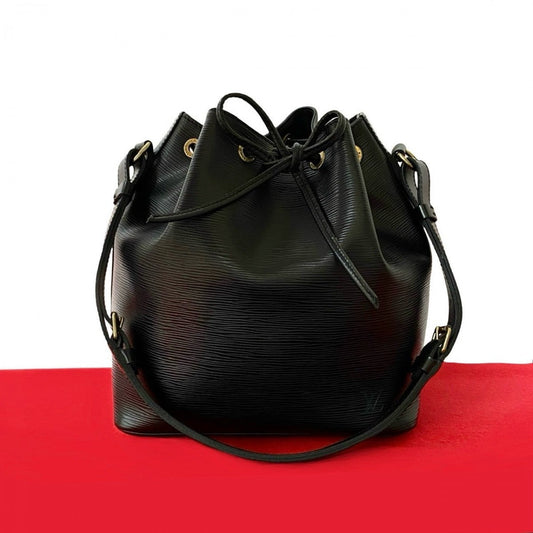 Louis Vuitton M59012 Epi Petit Noe Leather Black Shoulder Bag