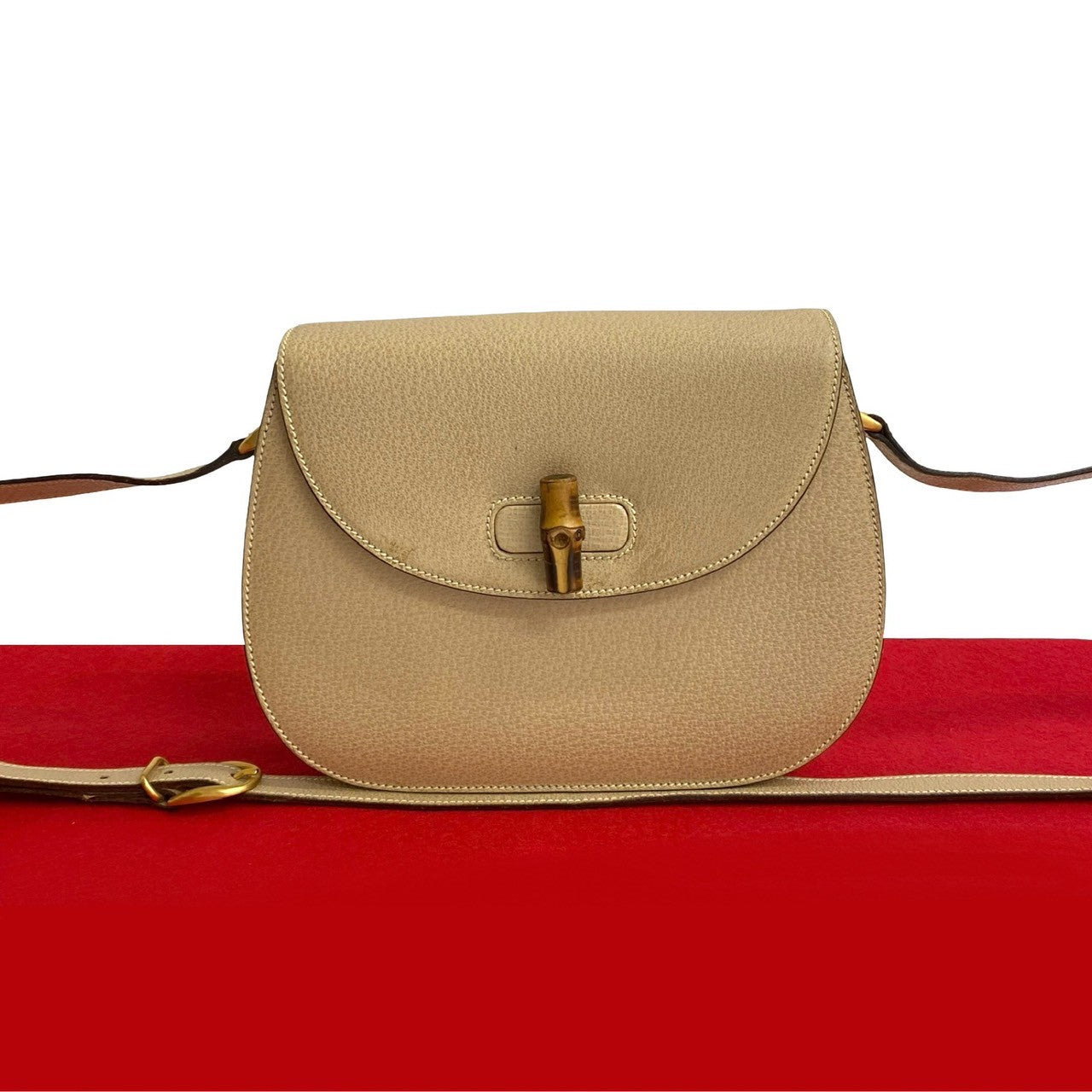 Gucci Bamboo Shoulder Bag Leather Bag 5