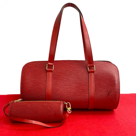 Louis Vuitton M52227 Epi Suflo Leather Red Handbag