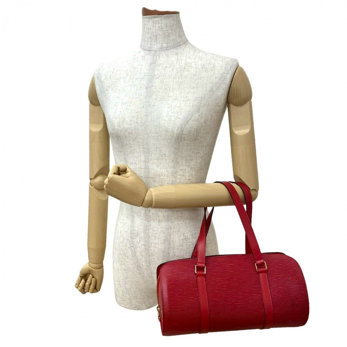 Louis Vuitton M52227 Epi Suflo Leather Red Handbag