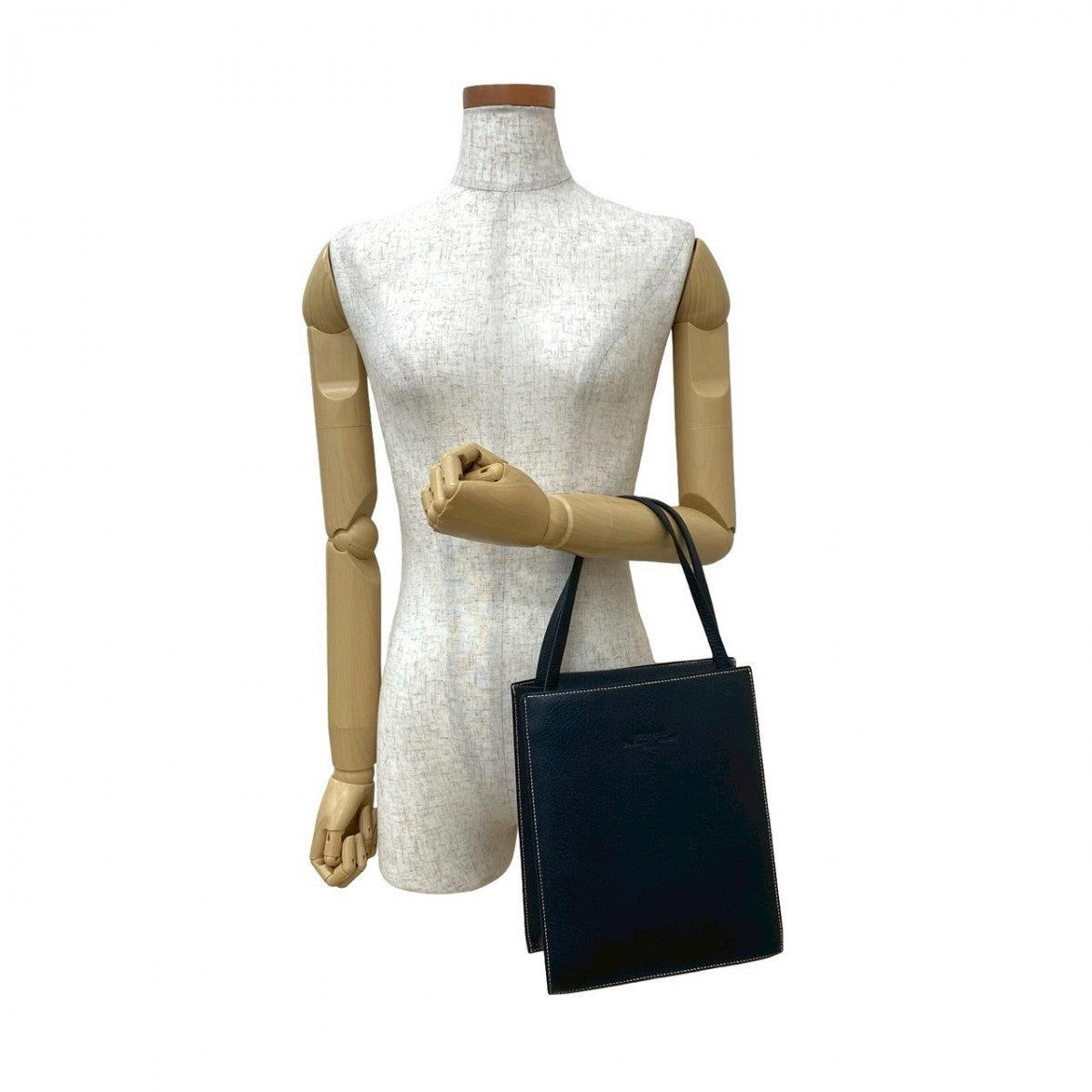 Taurillon Clemence Navy Lucy Mm Travel Bag