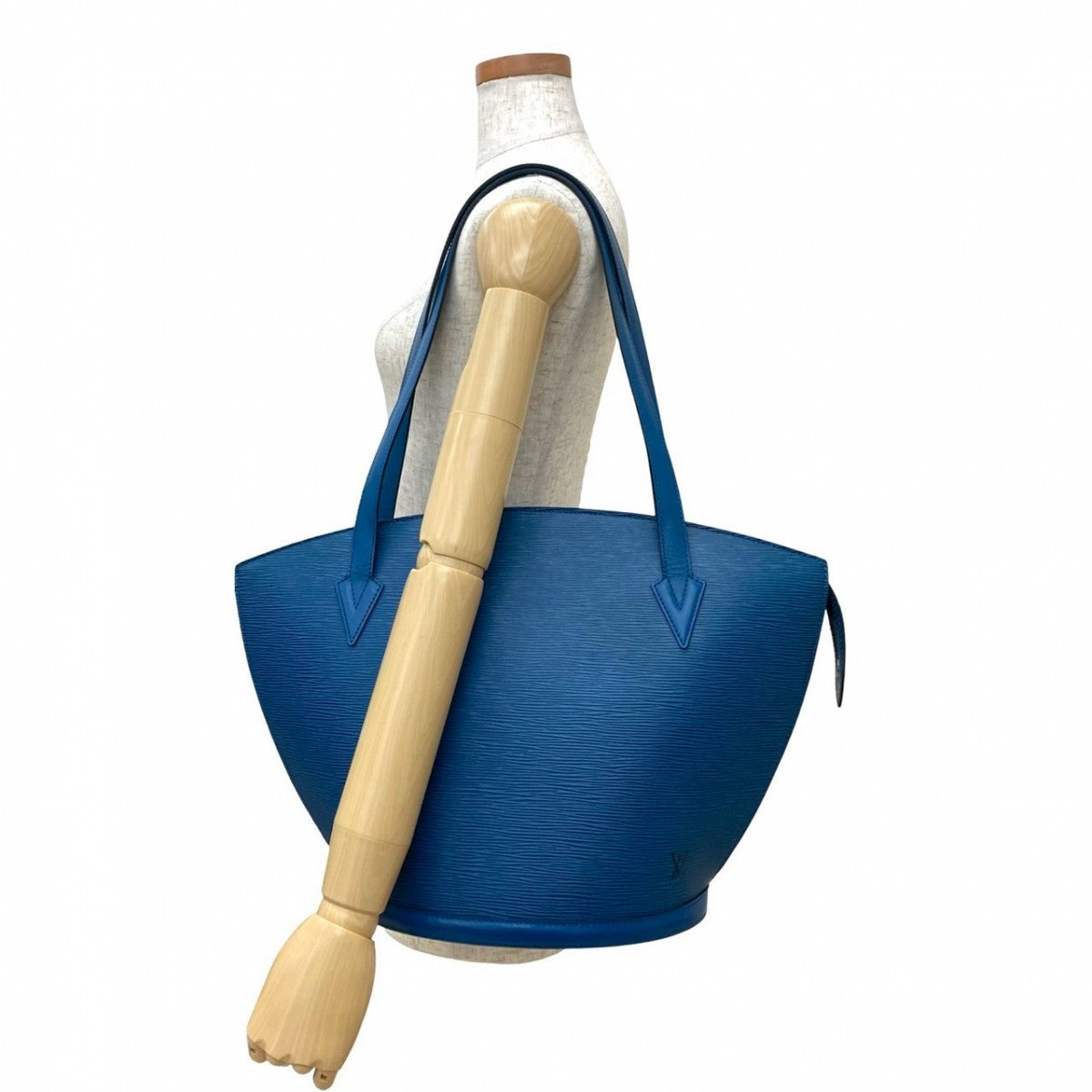 Louis Vuitton M52265 Epi Sunjack shopping Leather Blue Tote Bag