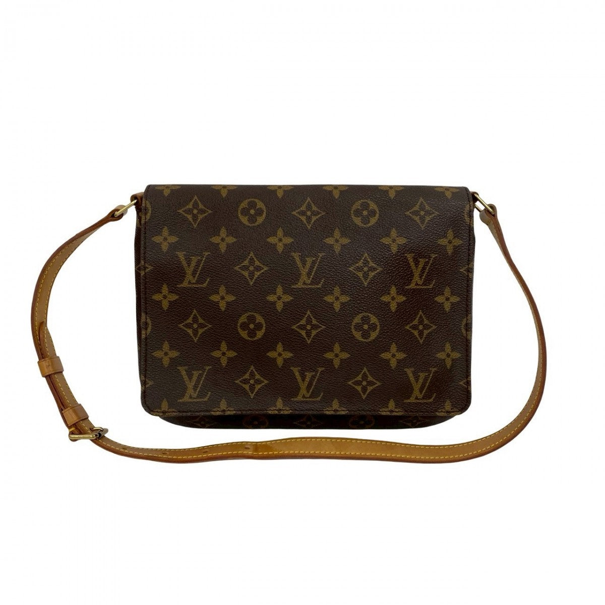 Louis Vuitton M tte Tango Monogram Leather Brown Shoulder Bag