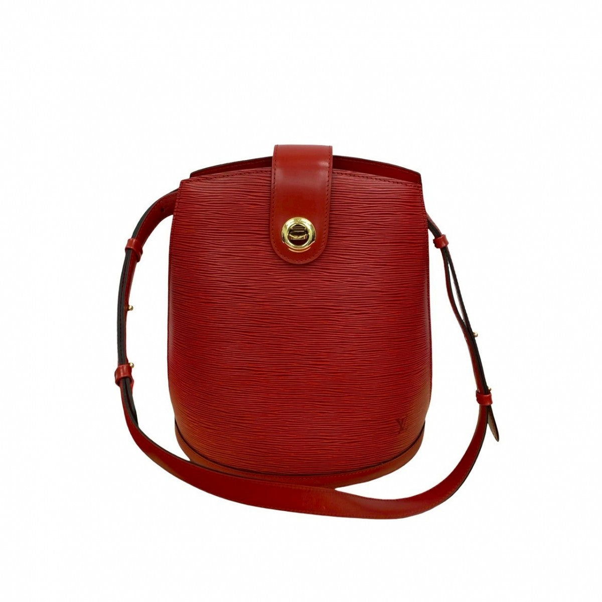 Louis Vuitton Epi Cluny Leather Red Shoulder Bag