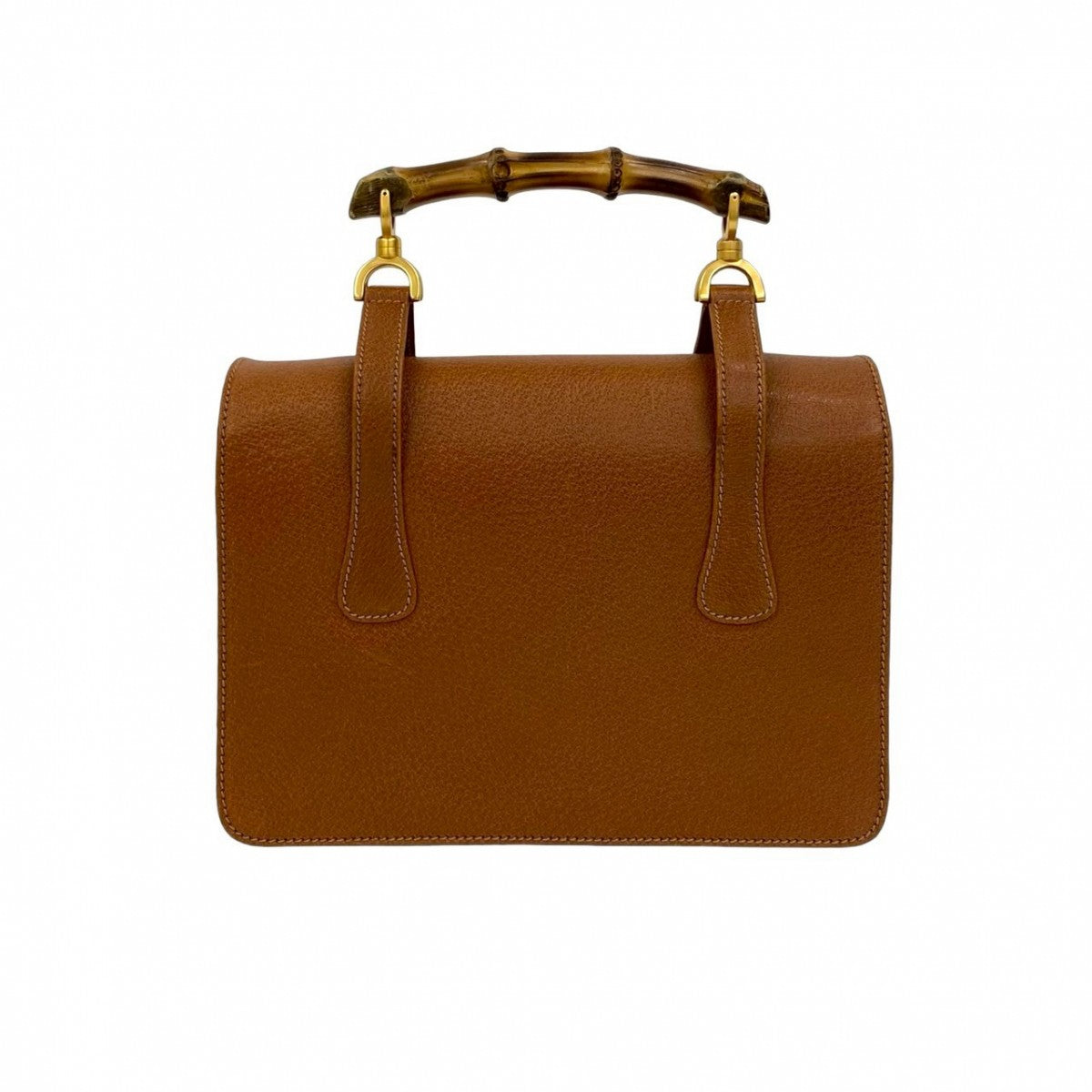 Gucci Bamboo Leather Brown Shoulder Bag