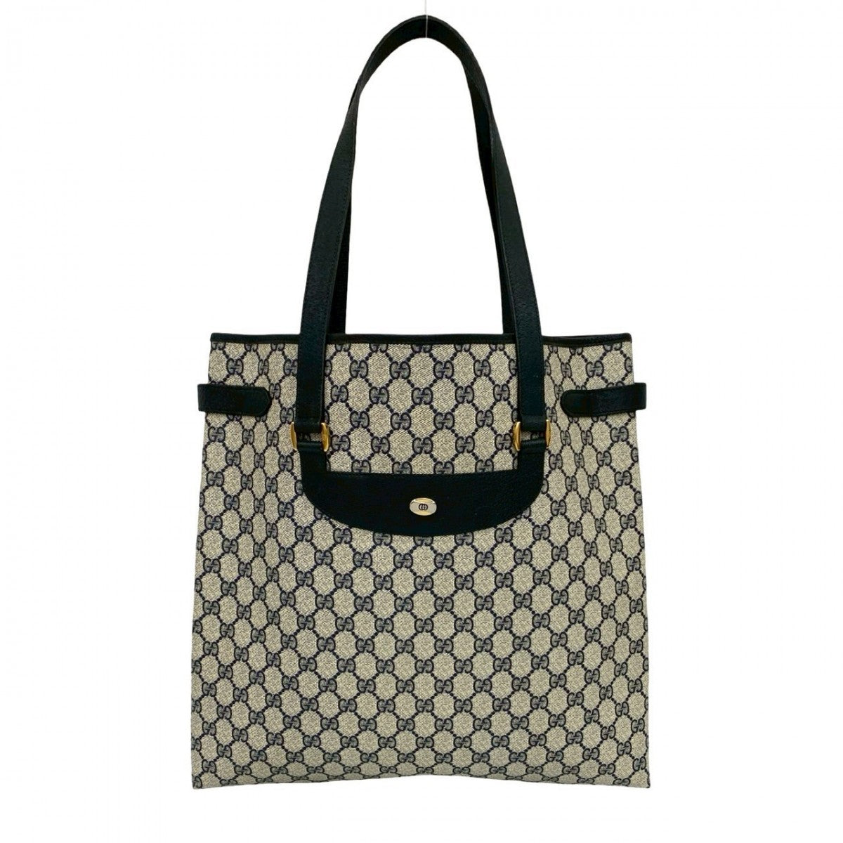 Gucci 20250715Jpb391 10 Leather Navy Tote Bag