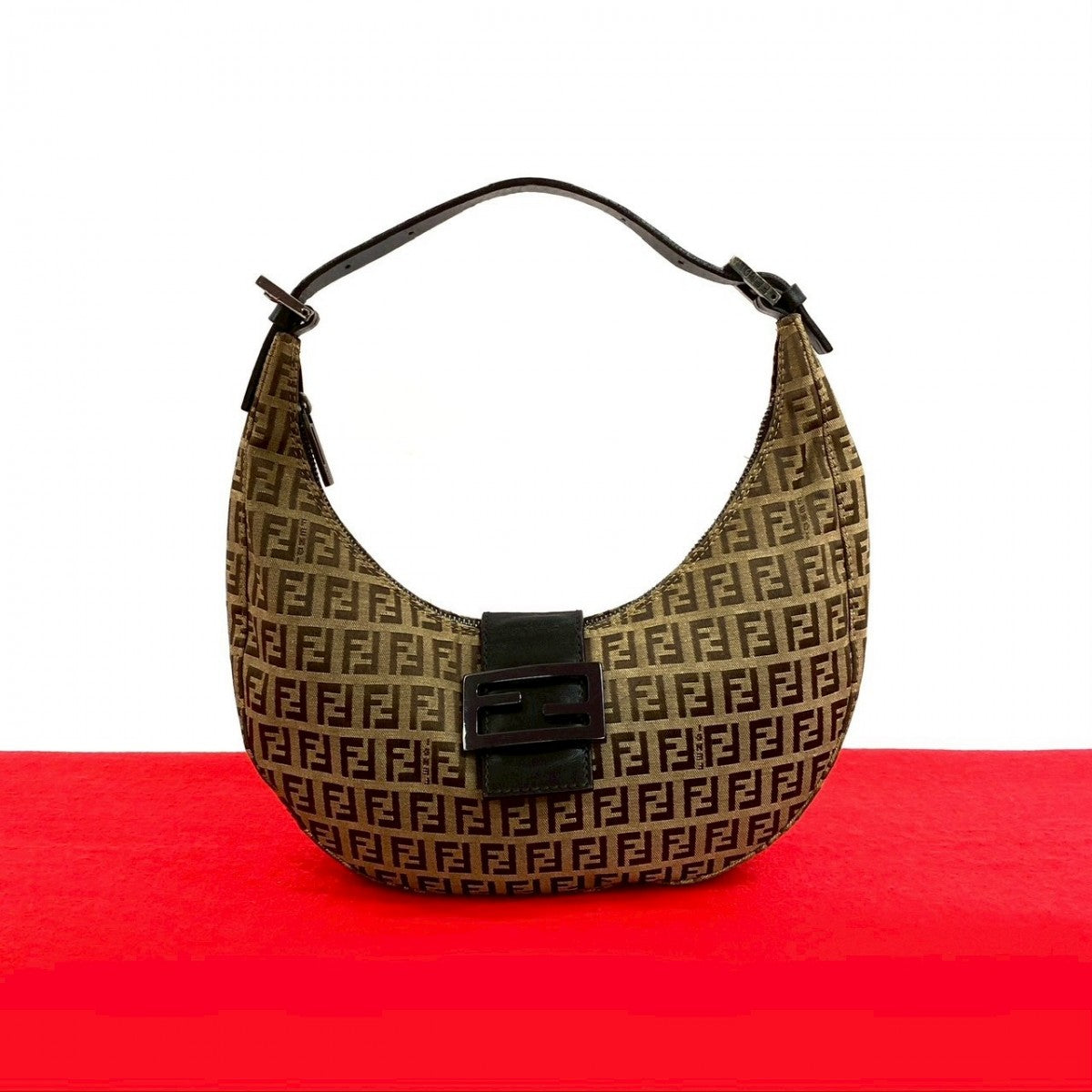 Fendi 20250715Jpb393 5 Canvas Brown Travel Bag
