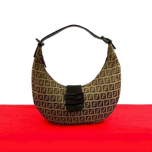 Fendi 20250715Jpb393 5 Canvas Brown Travel Bag