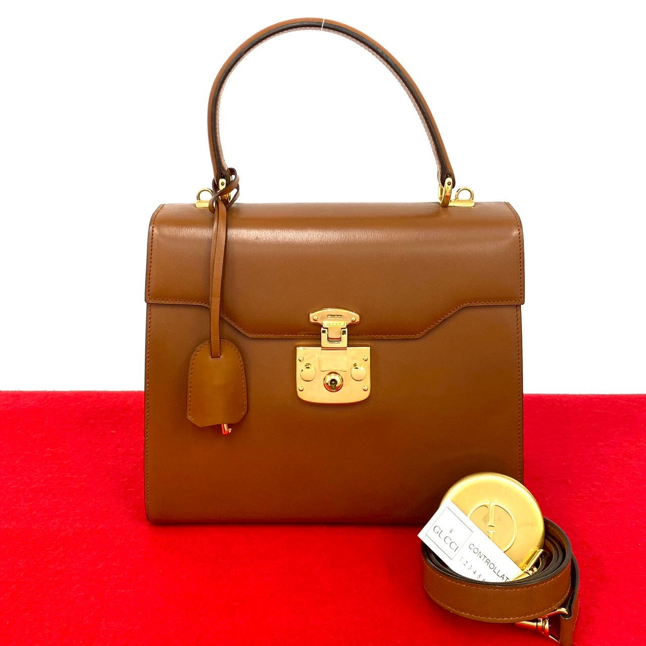 Gucci 20250815Jpc281 1 Calfskin Brown Shoulder Bag