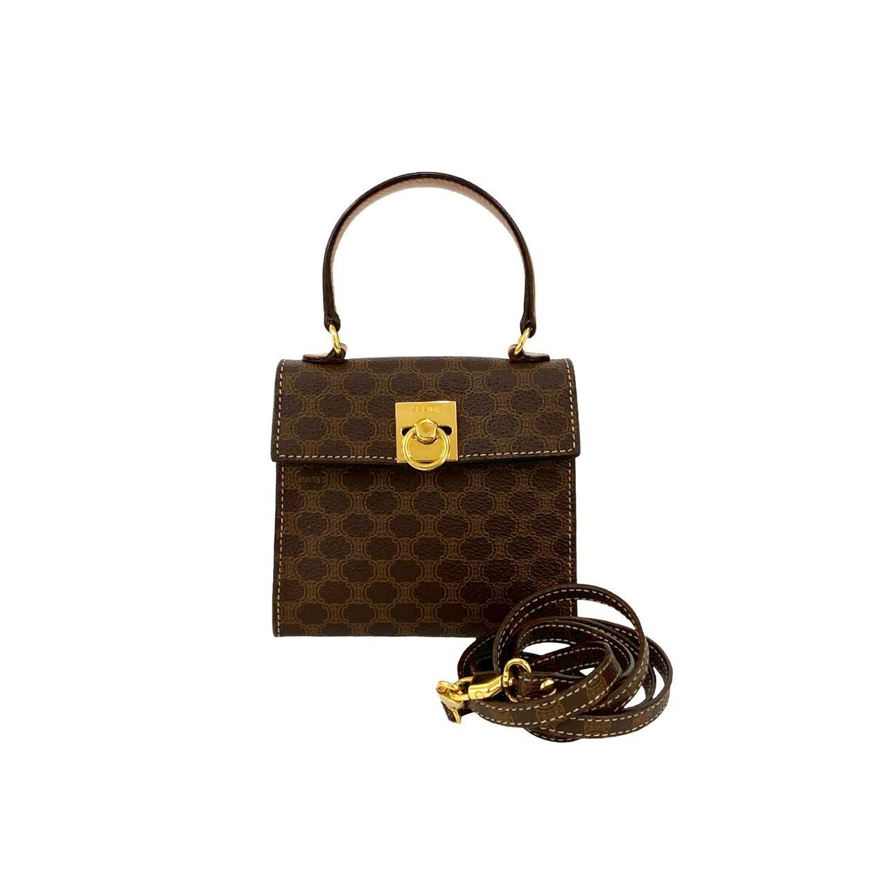Shoulder Bag Leather Brown