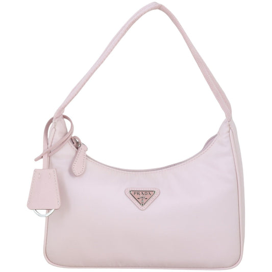 Prada Shoulder Bag Re-Edition Tessuto 6 Nylon Pink Mini