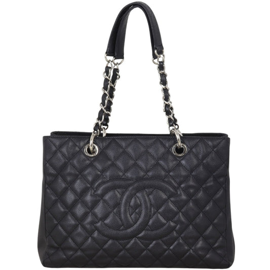 Chanel Grand Shopping Tote Quilted Shoulder Bag